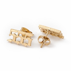 Orecchini numerici&nbsp;EJEW-F286-01E-G