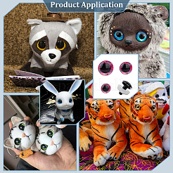 1 набор разноцветных блесток для кукольных глаз из смолы&nbsp;CRES-PH0001-28