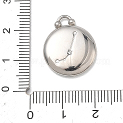 12 Sternbild-Anhänger aus Edelstahl 304&nbsp;STAS-F354-01P-01