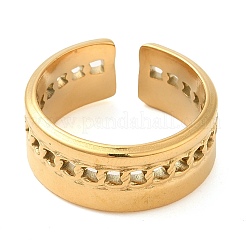 Кольца-манжеты из нержавеющей стали 304 полые открытые для женщин&nbsp;STAS-D085-38G