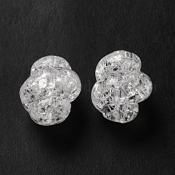 Прозрачных бусин акриловые треск&nbsp;OACR-L013-013