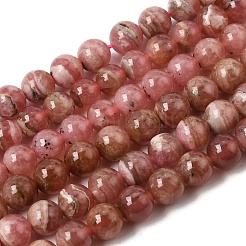 Natürliche argentinien rhodochrosit perlen stränge&nbsp;G-D864-14-6mm-A