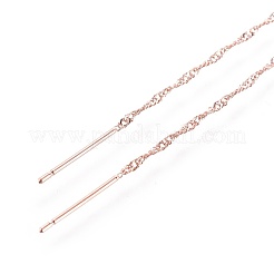 Fornituras de aretes de latón&nbsp;KK-I645-01RG
