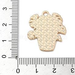 Небольшое растение в горшке с подвесками из эмалевого сплава в виде собаки&nbsp;ENAM-I083-01KCG-04