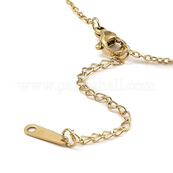 Ожерелья с подвесками из стекла в виде бабочек NJEW-E105-03KCG