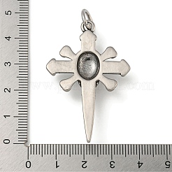 316 подвеска из нержавеющей стали с хирургическим микропаве с кубическим цирконием STAS-Z073-61AS-01