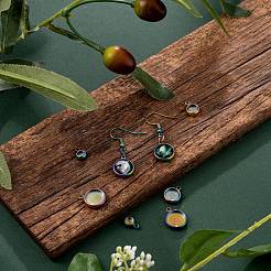 40 pz 4 stile placcatura ionica (ip) 304 impostazioni cabochon pendente in acciaio inossidabile&nbsp;STAS-LS0001-56MC