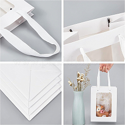 Kraftpapiertüten mit Griff&nbsp;LS-AJEW-BC0001-55C-B