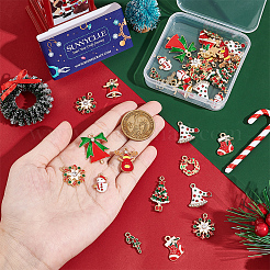 Подвески из сплава эмали 40шт 10 стиля ENAM-SC0003-67