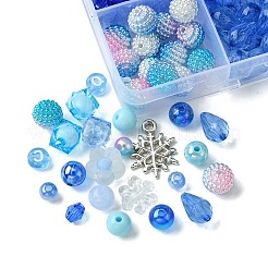 Прозрачные акриловые бусины смешанного стиля&nbsp;MACR-FS0001-60