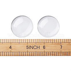 Прозрачные стеклянные кабошоны&nbsp;GGLA-CD0001-05