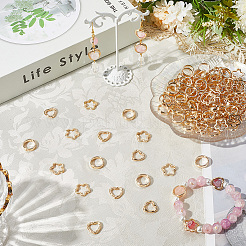 180шт 3 стиля ccb пластиковая рамка для бусин&nbsp;CCB-SP0001-08G