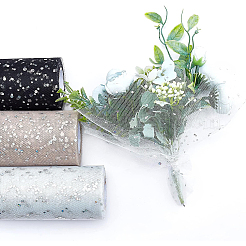 Сетчатые ленты с блестками и пайетками OCOR-BC0008-40