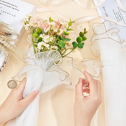 1 пакетик мятой волнистой марлевой пряжи цветочные букеты упаковка DIY-BC0013-64C