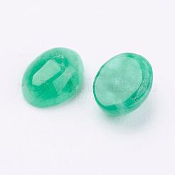 Cabujones de jade flor natural&nbsp;G-P313-02-6x8mm
