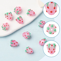 10 шт. стеклянные бугорчатые бусины LAMP-FS0001-58