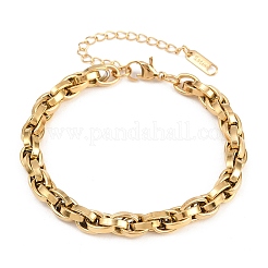 Bracelets à maillons en acier inoxydable 304 pour femmes&nbsp;BJEW-A161-01A-G
