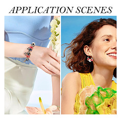 150шт европейские бусины из непрозрачной смолы&nbsp;RESI-TA0004-72B