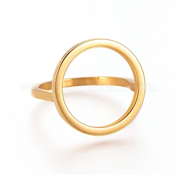 Кольца из нержавеющей стали 304&nbsp;RJEW-L091-06-G-17mm