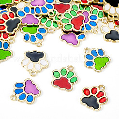 30шт 5 цвета сплава эмалевые подвески&nbsp;FIND-TA0006-07