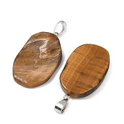 Природных тигровый глаз подвески&nbsp;G-C256-01D