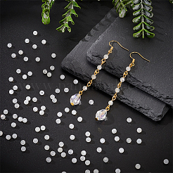 1 нить бусин из натурального белого лунного камня G-OC0005-38