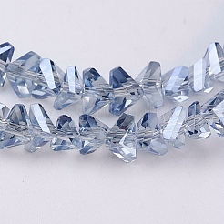 Стеклянные бусины с гальваническим покрытием &nbsp;EGLA-J145-6mm-PL02