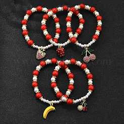 Латунь браслеты простирания BJEW-C098-03