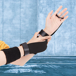 1 комплект фибровых рукояток для тяжелой атлетики&nbsp;AJEW-GF0005-51