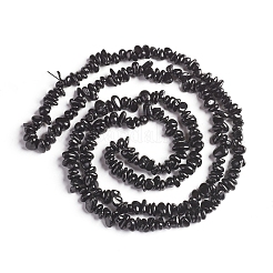 Fili di perline di spinello nero naturale&nbsp;G-D0002-A17