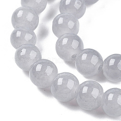 Perles rondes en verre imitation jade&nbsp;DGLA-Q021-8mm-43