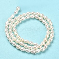 Нити из натурального культивированного пресноводного жемчуга PEAR-E016-105