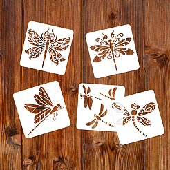 5 stücke 5 arten haustier aushöhlen zeichnung malschablonen&nbsp;DIY-WH0669-041
