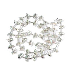 Гальванизируйте прозрачные стеклянные бусины&nbsp;EGLA-H112-05HP-03