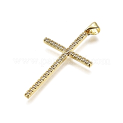 Латунные микро проложить кубического циркония подвески KK-Z100-24G