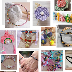 10 рулон ниток чинлон 10 цвета OCOR-WR0001-40