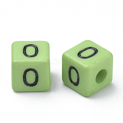 Непрозрачные акриловые бусины&nbsp;MACR-S273-02