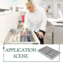 Бархатные подставки для ювелирных изделий&nbsp;ODIS-WH0086-165A