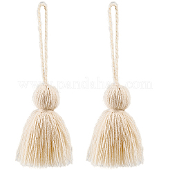6 pz di decorazioni pendenti con nappe in fibre acriliche&nbsp;HJEW-CP0001-31A