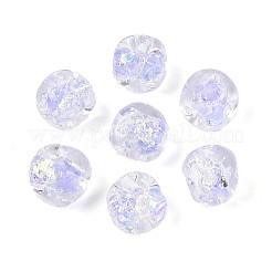 Нити из фольгированных бусин лэмпворк ручной работы FOIL-T008-04E