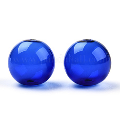 Transparente Kugelperlen aus geblasenem Borosilikatglas&nbsp;X-GLAA-T003-09F