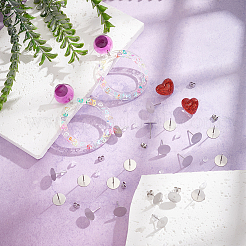 Фурнитура для сережек из нержавеющей стали 304 STAS-UN0059-20B