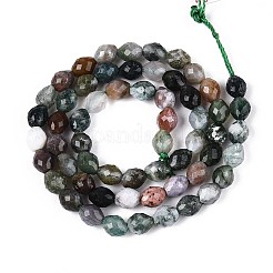Природного индийского агата бисер нитей G-T142-83