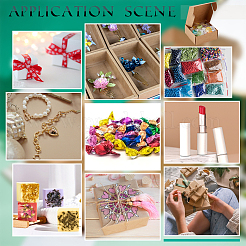 Складные квадратные подарочные коробки для хранения бумаги&nbsp;CON-WH0110-035D-01