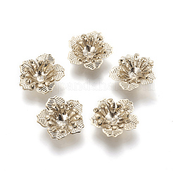 Латунь цветок шарик крышки&nbsp;KK-O027-04