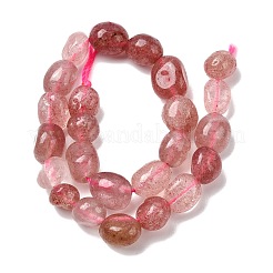 Природного кварца клубники нитей бисера G-P601-A08-02