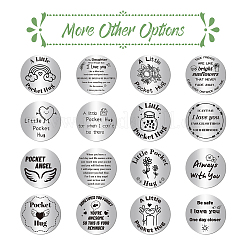 1 шт. памятные монеты из нержавеющей стали 304 AJEW-CN0001-43E