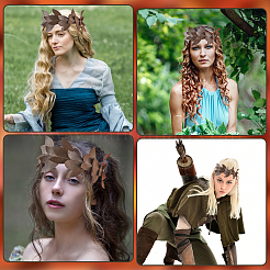 Повязки на голову из листовой кожи&nbsp;OHAR-WH20010-01A