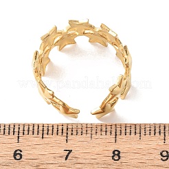 Кольца-манжеты из нержавеющей стали 304 для женщин&nbsp;RJEW-K309-34G