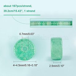 160 Stück 8 Farben synthetische türkise Perlenstränge&nbsp;TURQ-NB0001-07